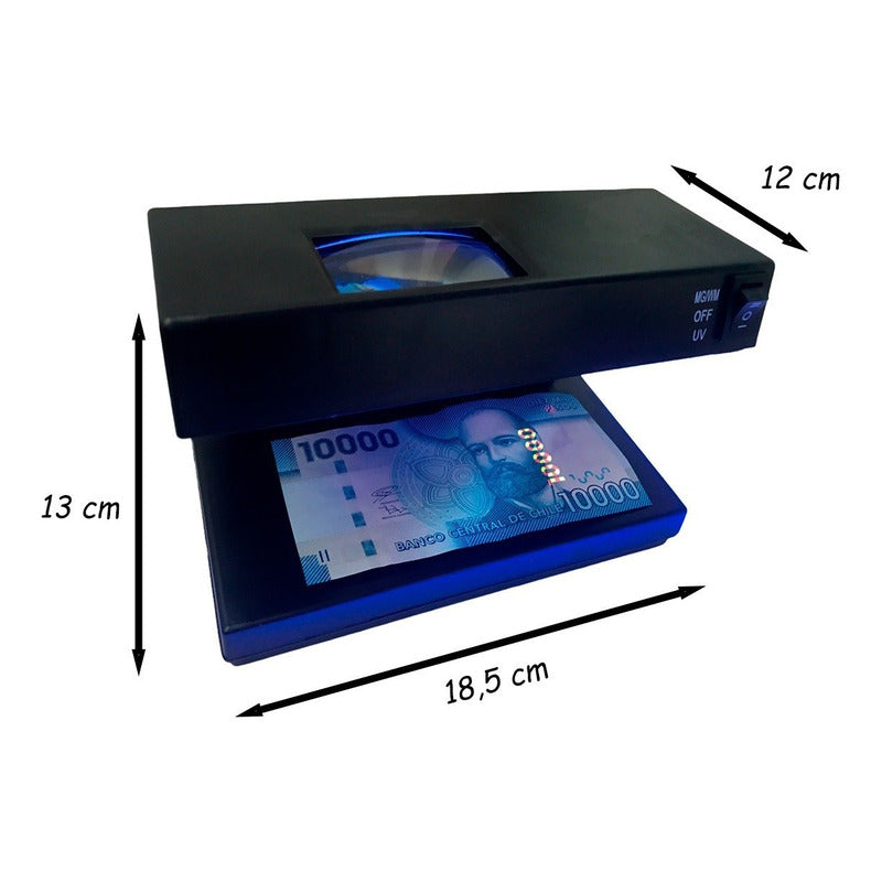 X2 Detector De Billetes Falsos Con Luz Ultravioleta Linterna