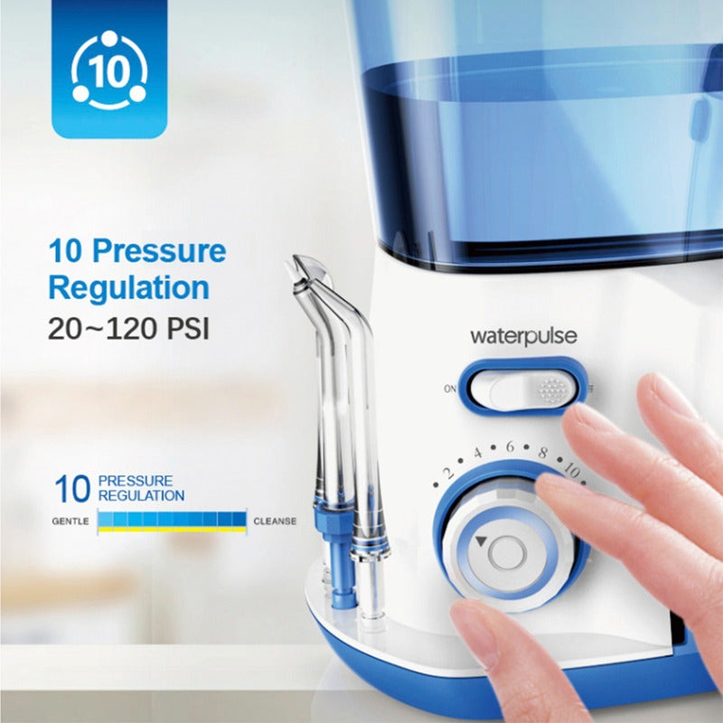 Irrigador Bucal Limpiador Dental Y Encias Waterpiks 120 Psi Blue