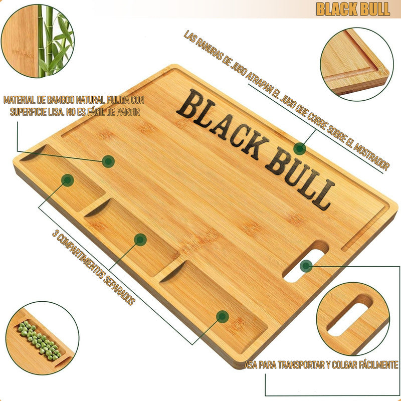 Tabla De Cocina Tabla De Picoteo Madera Bamboo Tabla Cocina Tabla De Madera Bambú