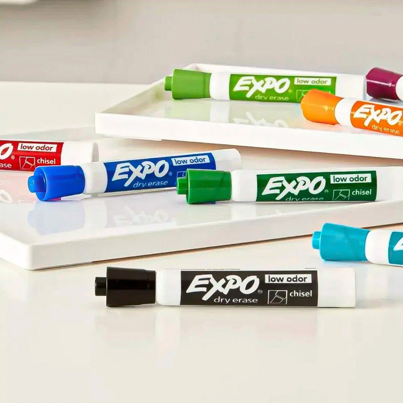 Marcadores Pizarra Set 4 Marcadores Plumones Pizarra Expo Set 4 Marcadores