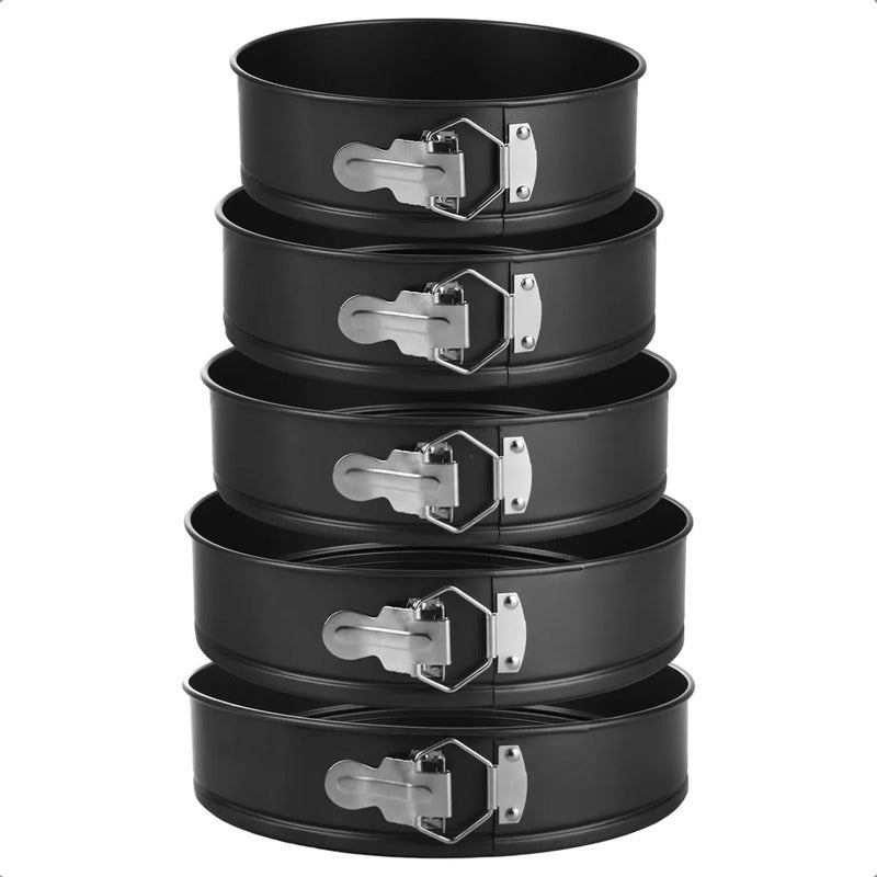 Set 5 Moldes Para Queques Molde De Torta Moldes Para Queque Gris