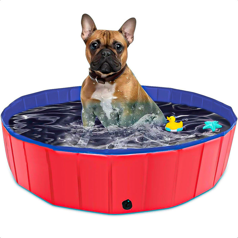 Piscina Para Perros Piscina Plegable Mascotas Perro 80x20cm