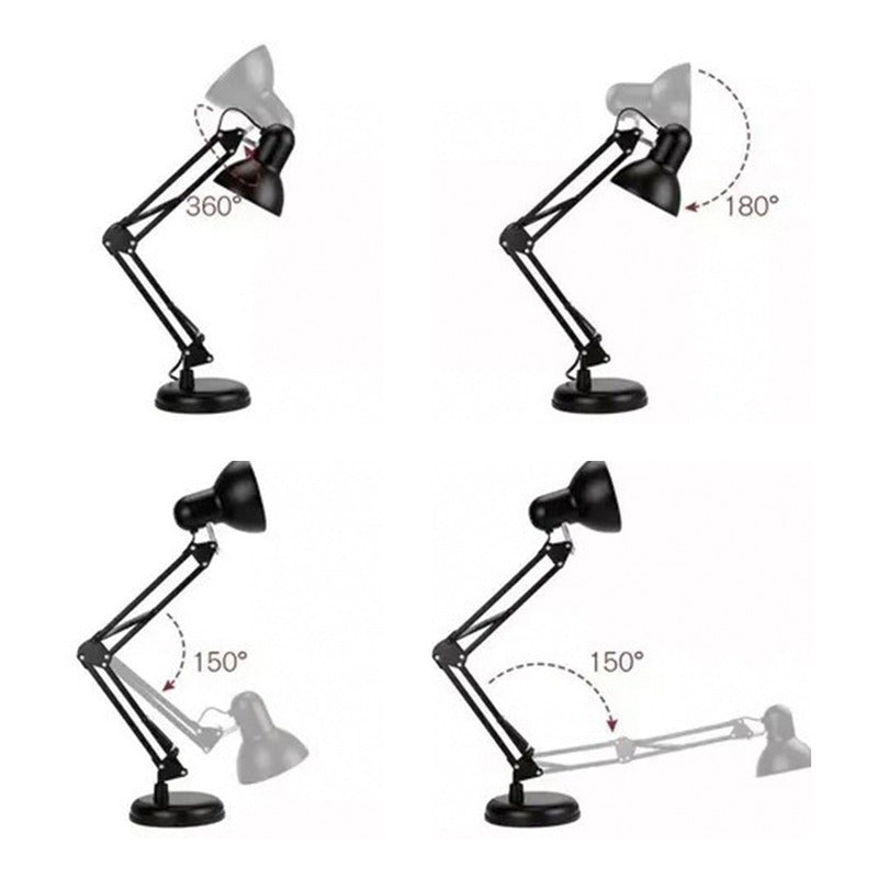 Lamparas De Velador Lampara Escritorio Flexible Ajustable