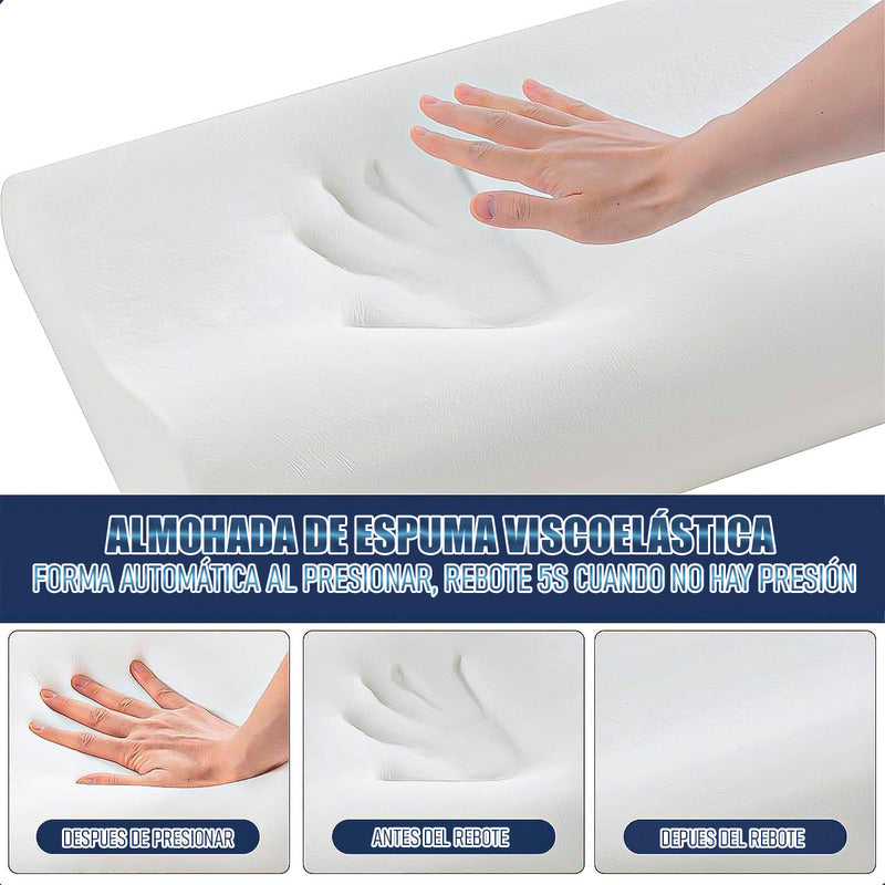 Almohadas Memory Almohada Viscoelastica Almohada Ortopedica Arcashopping Almohada Ortopedica Cervical Almohadas Terapeuticas Almohada Cervical Almuadas Almohada De Espuma Viscoelástica