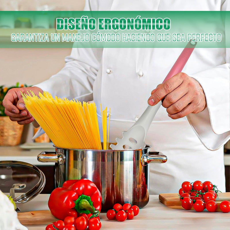 Tenedor De Fideos Cuchara Para Pastas Keep Servidor Pasta Gris