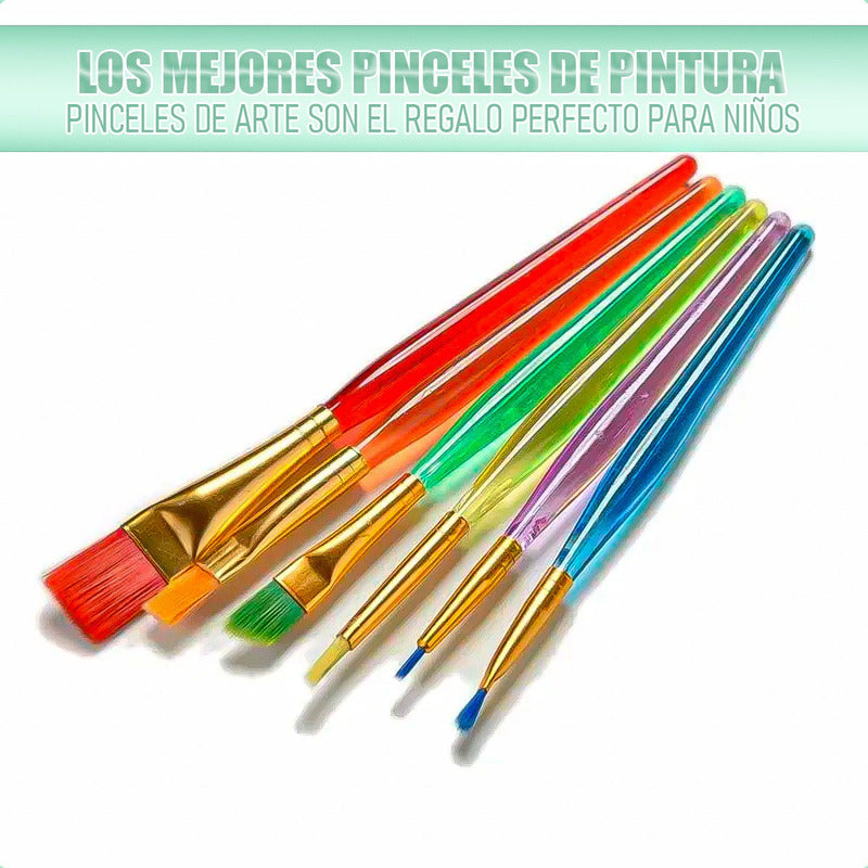 Juego De Pinceles Juego De Pinceles Para Pintar Set Pinceles Colorido
