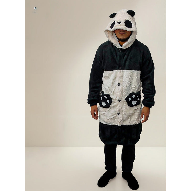 Polerones Chiporro Pijama De Invierno Poleron Invierno Diseño De Panda Adulto Poleron Con Capucha Polerones Invierno Pijama Chiporro Con Diseño