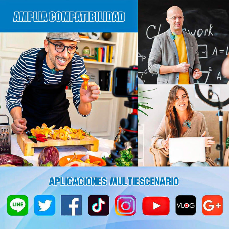 Microfono Inalambrico Microfono Celular Microfonos Lavalier Android Tipo C