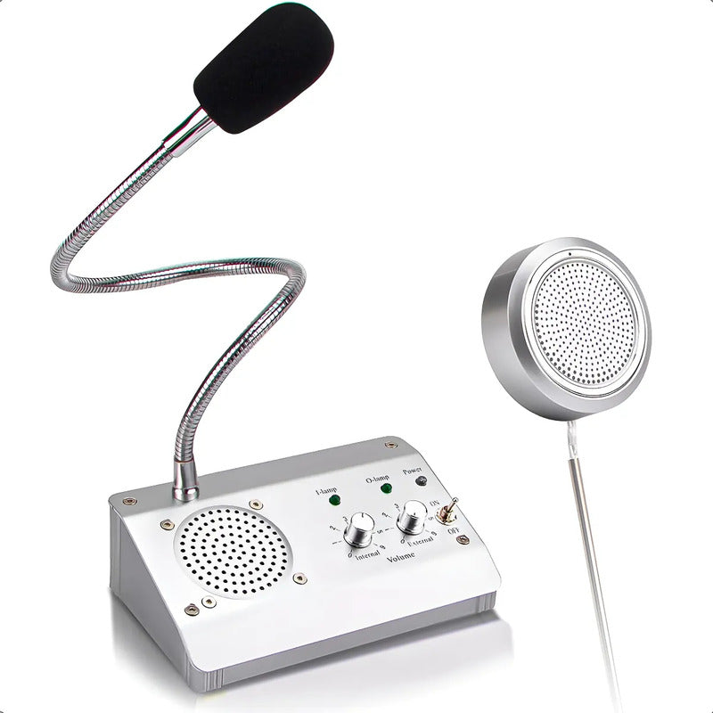 Microfonos Amplificadores Intercomunicador Bancos Citofonos Amplificador De Audio Metal Sistema De Intercomunicación Ventana Bancaria Microfono Podcast Aleacion Aluminio Okshop