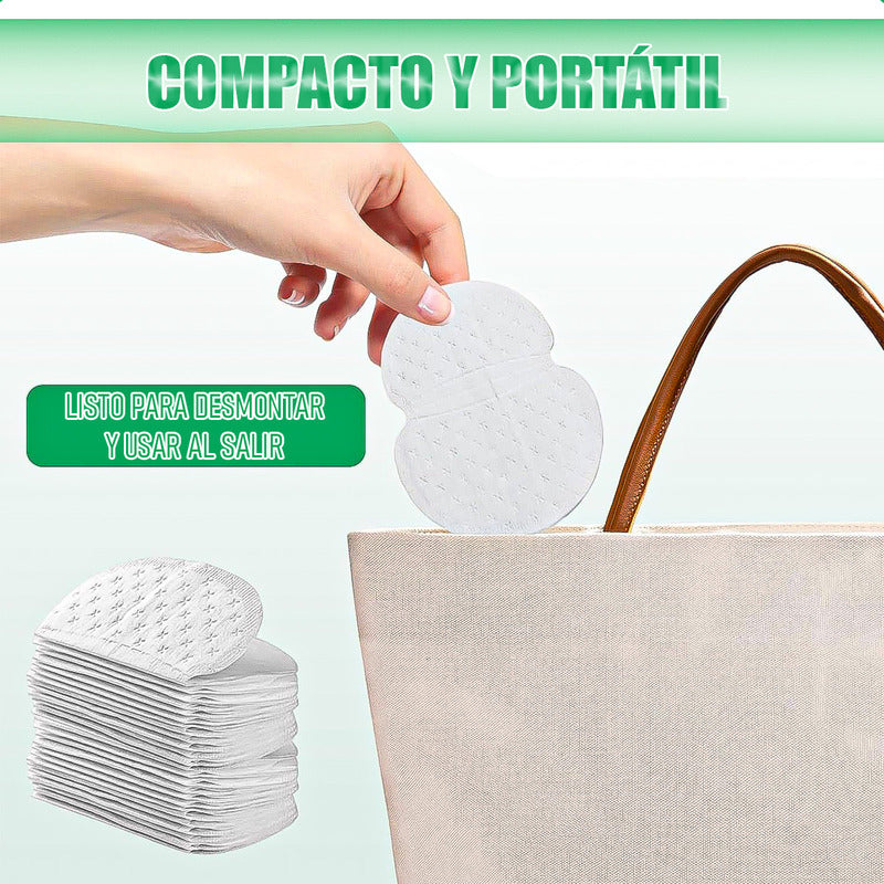 Protector De Axilas Parches Antitranspirantes Pack50 Parches Blanco