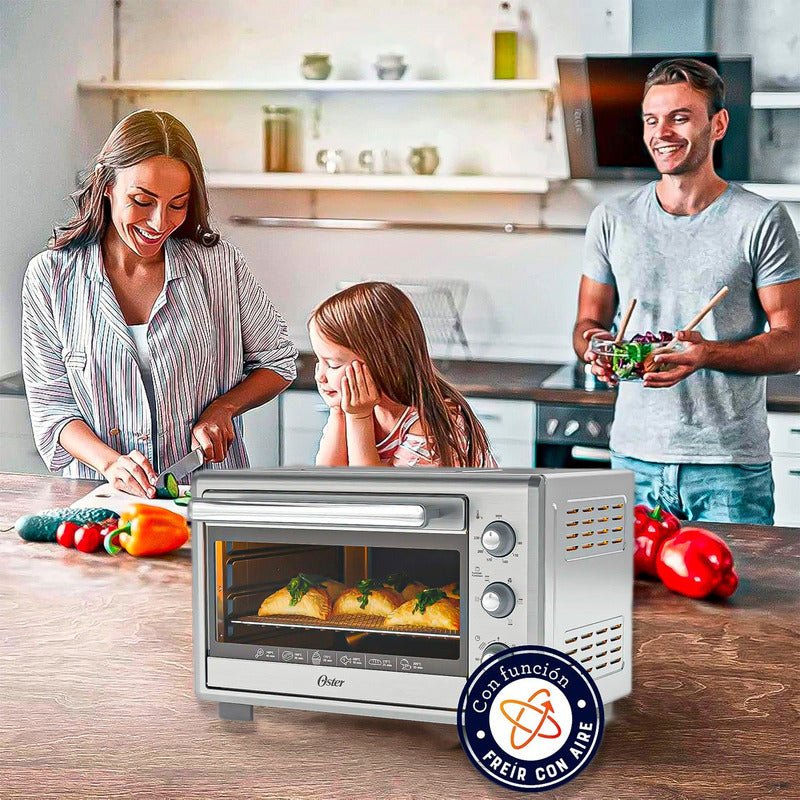 Horno Electrico Oster Freidora De Aire Oster Horno Freidora Gris