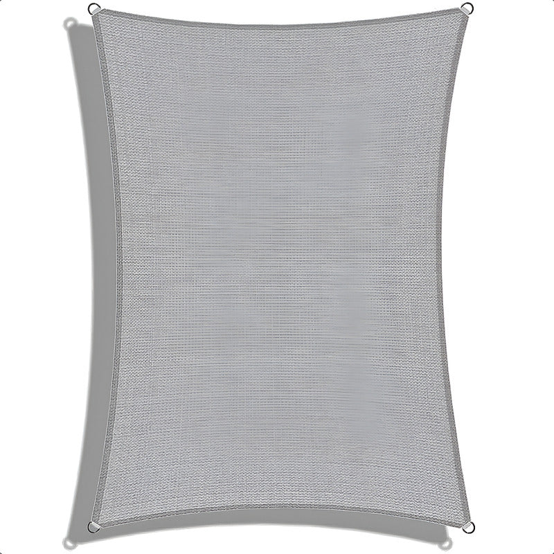 Toldo Vela Rectangular 4x5 Metros Vela Lona Sombreadora Gris