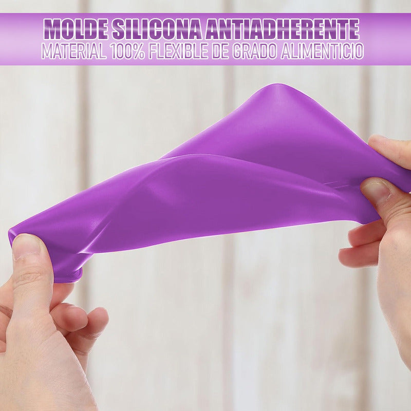 Molde Para Torta Moldes De Silicona Reposteria Molde Redondo Turquesa