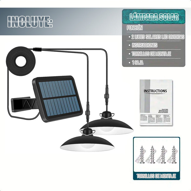 Lampara Colgante Solar Lamparas Solares Lampara Exterior Sol Negro