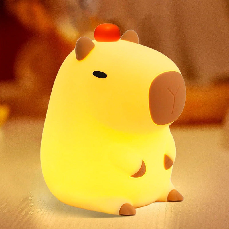 Lampara De Mesa Lampara Mesa Capybara Lampara De Silicona