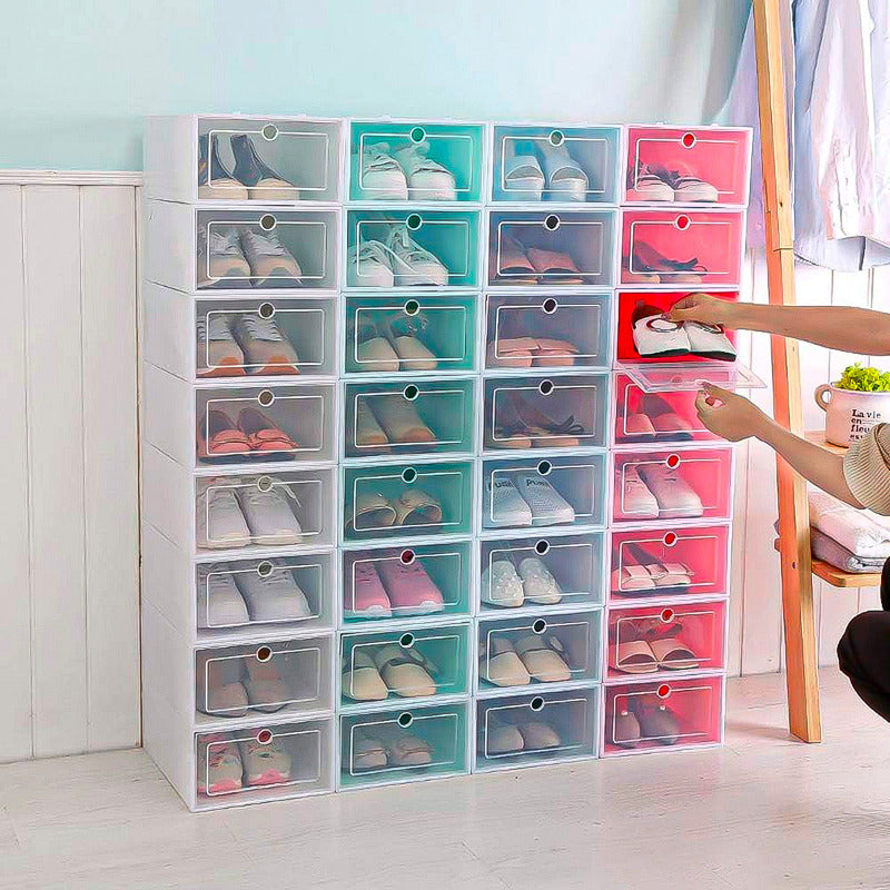 Organizador De Zapatos Caja Organizadora Zapatos Zapatera Amarillo