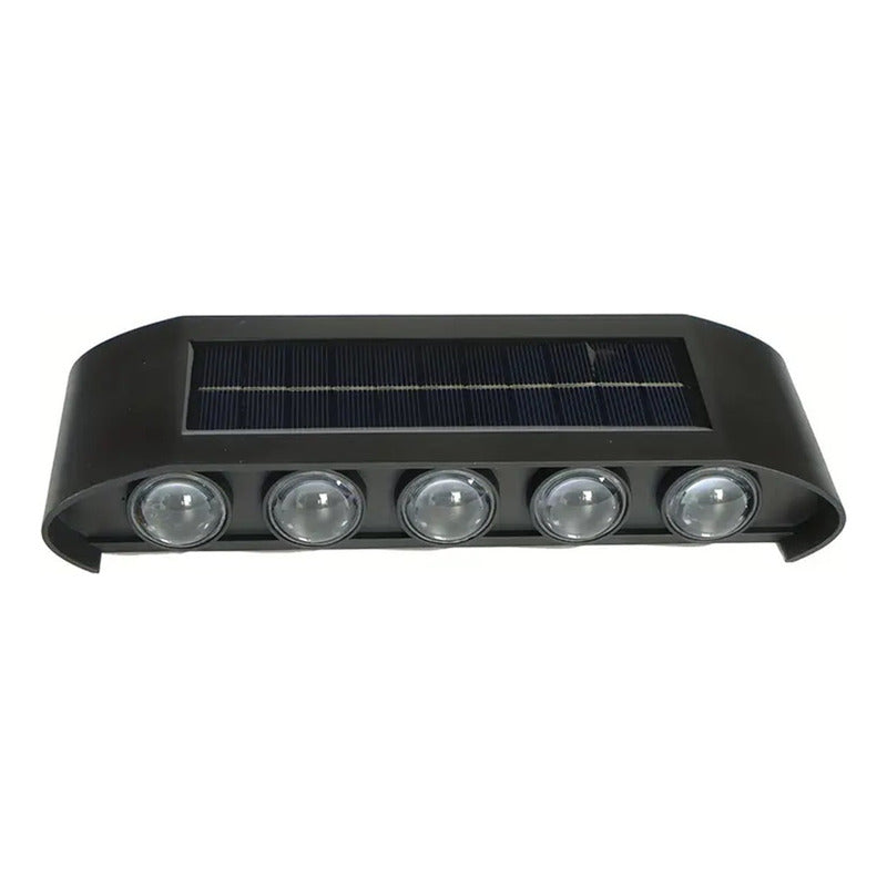 Aplique De Pared Lampara Led Focos Exterior Solar Decorativo