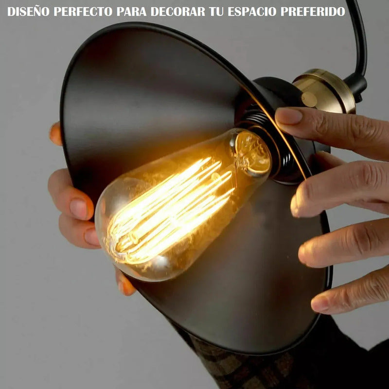 Lamparas De Techo Lampara Colgante Lampara Techo E27 Lamparas Pack 2 Colgantes Cocina 60w Plastico Cafeteria Lampara Colgante Dormitorio Metal E26 Comedor Okshop