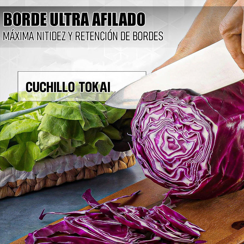 Cuchillo Chef Cuchillo De Cocina Cuchillo Carnicero Tokai Blanco