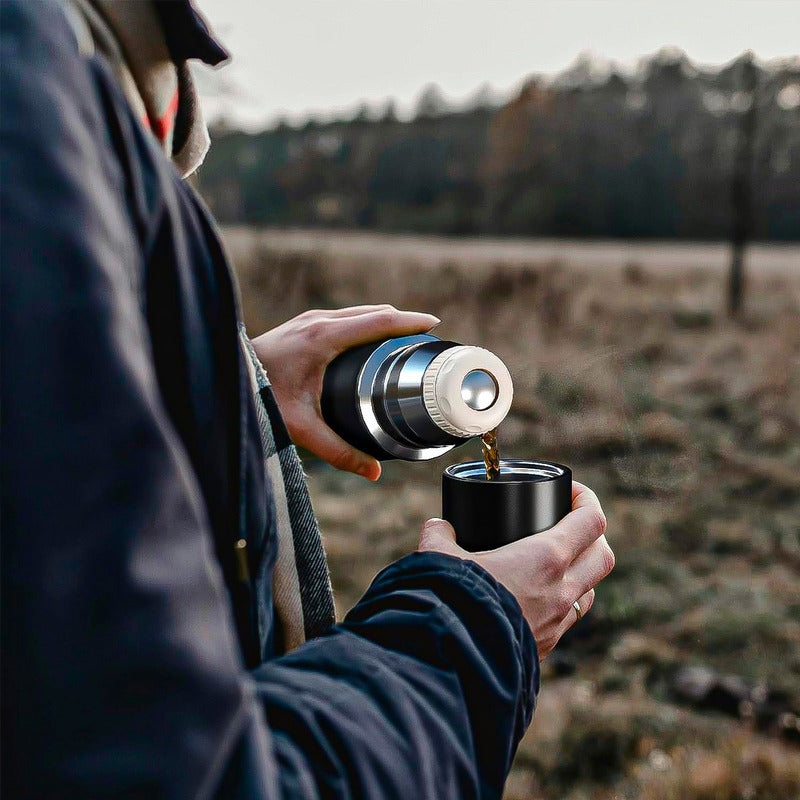 Termo Agua Caliente Botella Termica Termo Cafe Termo 1 Litro Verde