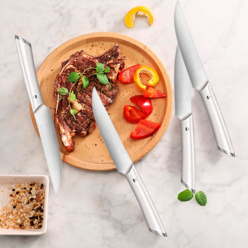 Cuchillo Para Carne Cuchillo De Cocina Cuchillos Carniceros Blanco