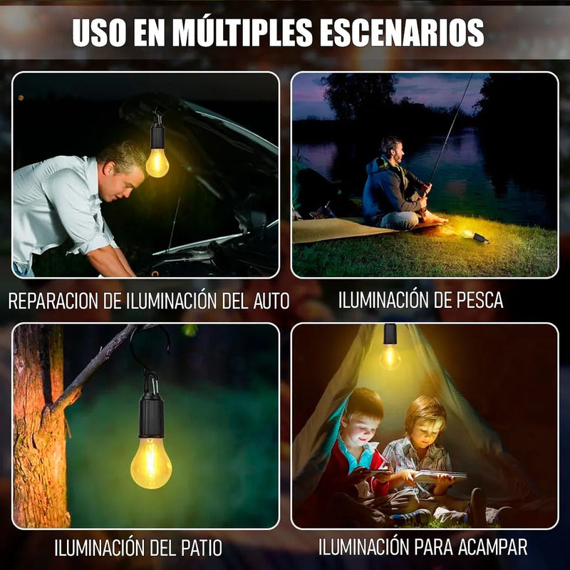 Ampolleta Recargable Ampolleta Camping Ampolletas Colgantes Ampolletas Recargables 15w Impermeable Aire Libre Ampolleta Led Tipo Bulbo 5v Ip44 Pesca Ampolleta Calida Okshop