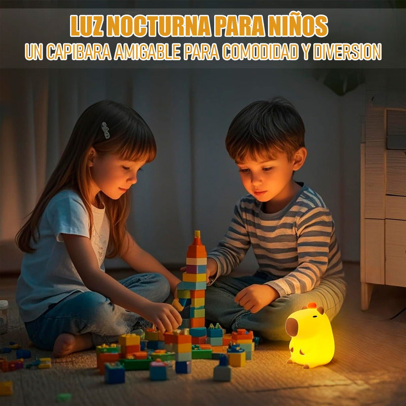 Lampara De Mesa Lampara Mesa Capybara Lampara De Silicona