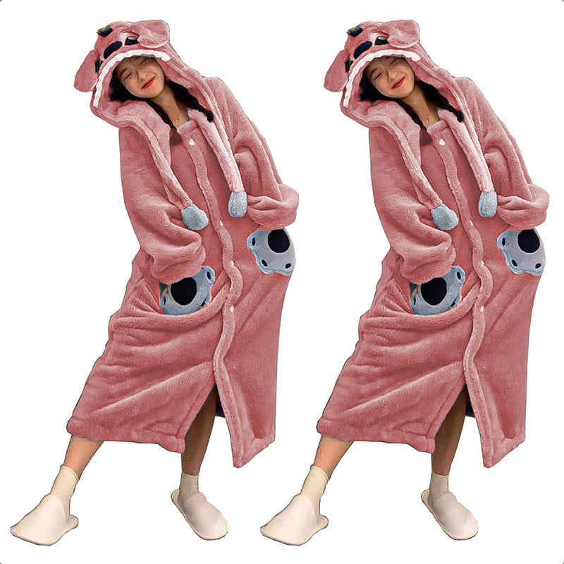 Pijama Invierno Pack 2 Poleron Angel Chiporro Pijama Adulto Unico