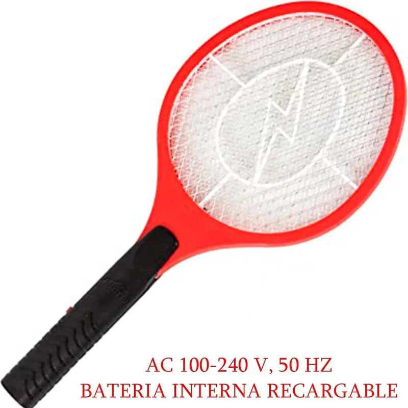 X4 Matamoscas Raqueta Electrica Mata Insectos Recargable Color Al Azar