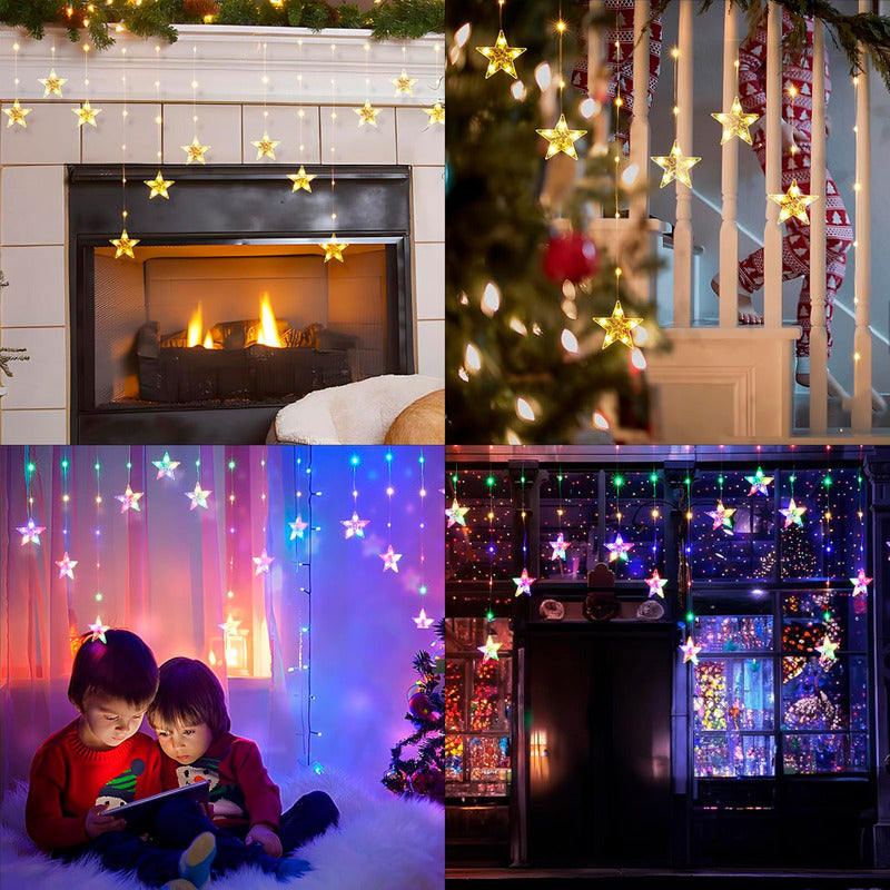 X2 Luces De Navidad Adorno Navideño Luz Forma De Pino 3mts