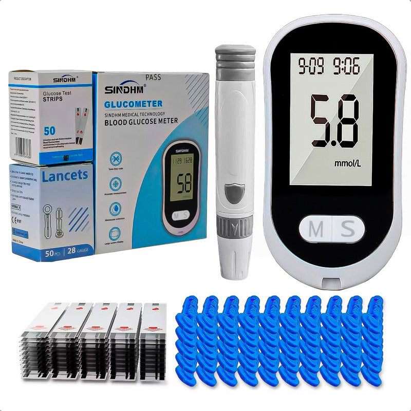 Medidor De Glucosa Digital Glucometro Maquina Medir Glucosa