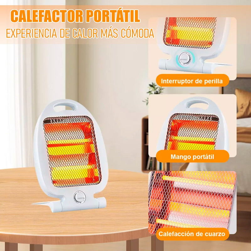 Calefactor Electrico Calefaccion Calentador Electrico Portat