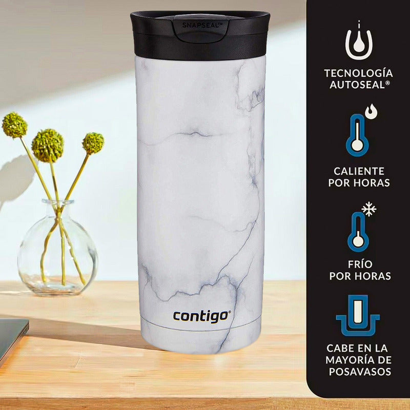Vasos Contigo Mug Contigo Vaso Termico Contigo Mug 591 Ml Blanco Liso