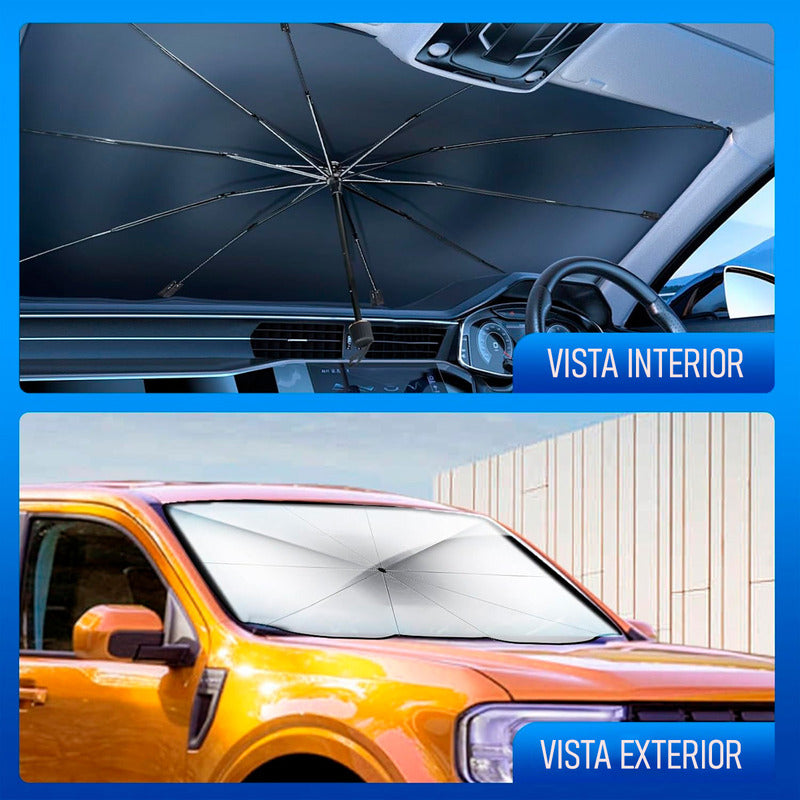 Quitasol Para Autos Cortina Auto Protector Solar Para Auto Negro