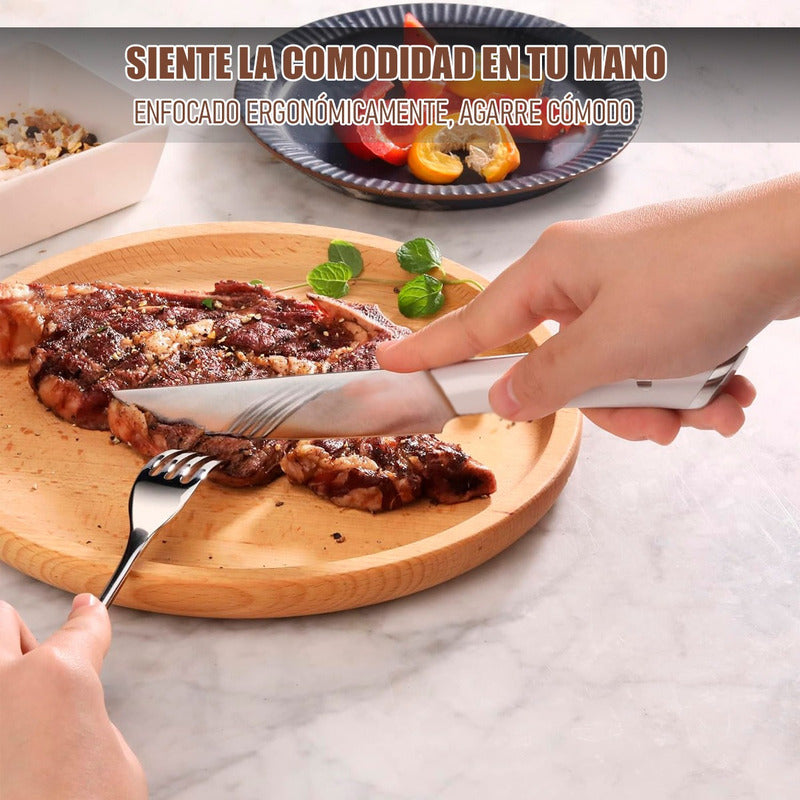 Cuchillo Para Carne Cuchillo De Cocina Cuchillos Carniceros Blanco