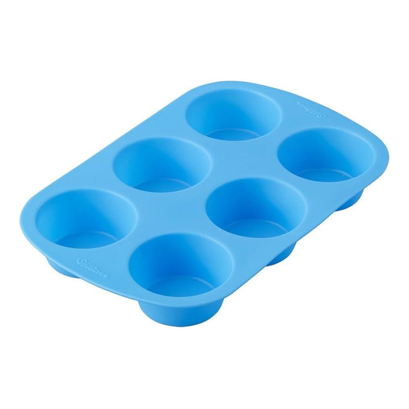 Moldes De Silicona Molde Cupcakes Silicona 6 Und Baratos Moldes De Silicona Para Horno Antiadherente 6 Unidades Moldes De Silicona Reposteria Molde Cupcakes Moldes Reposteria Azul Okshop