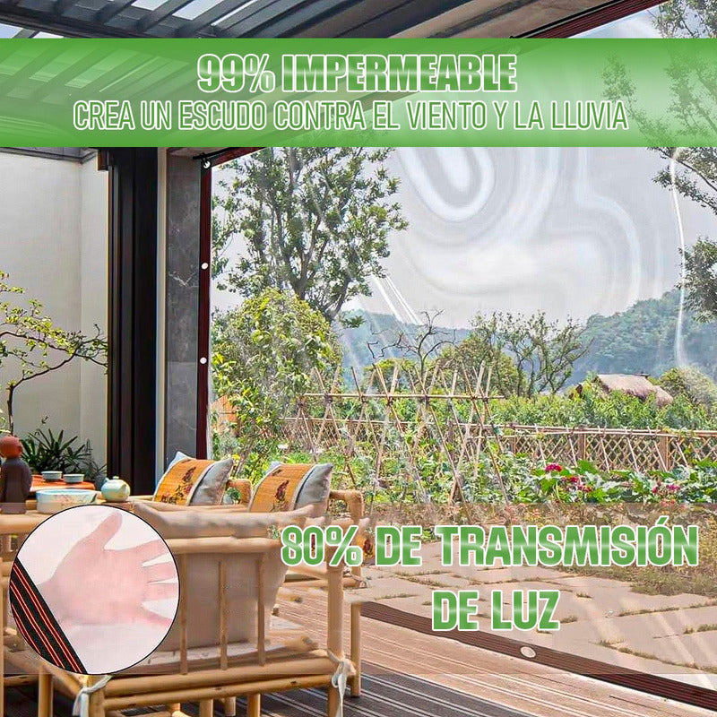 Lona Carpa Multiuso 3x3 Metros Impermeable Lona Transparente