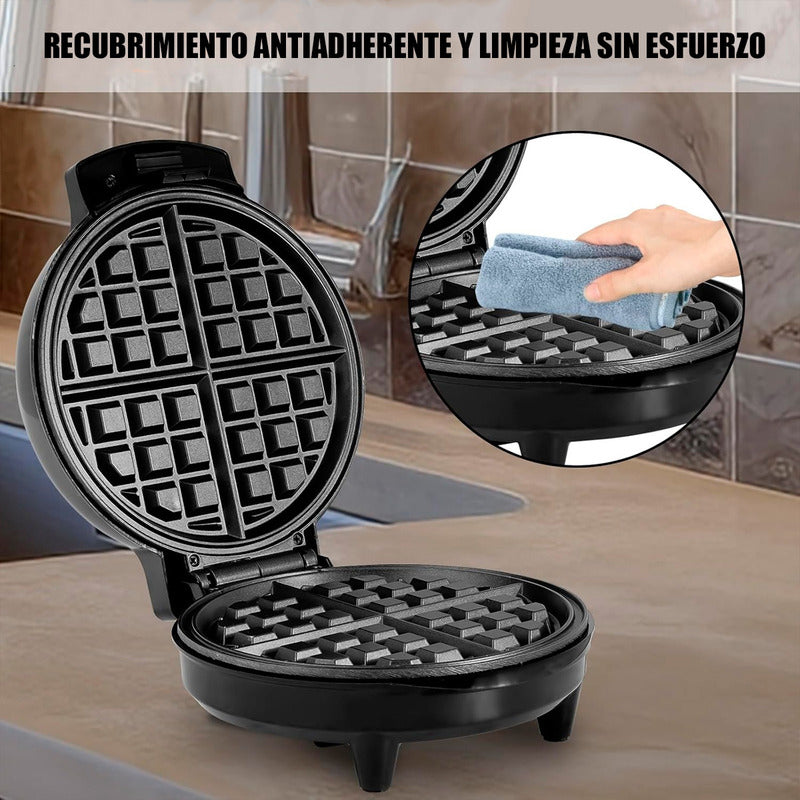 Maquina De Waffles Maquina Para Hacer Waffles Maquina Gofres Negro