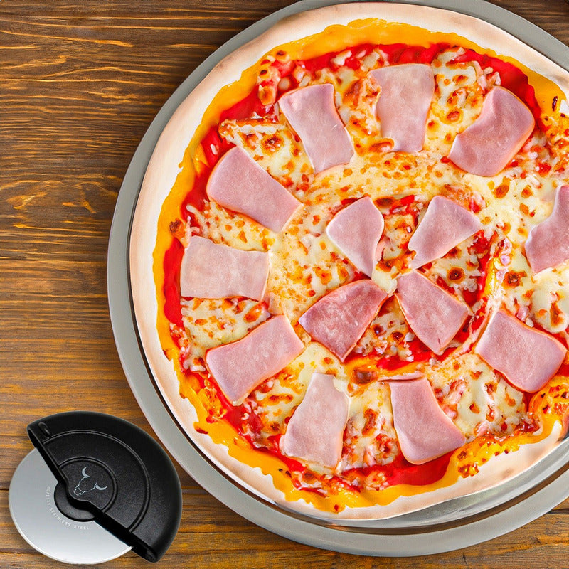 Cortador Pizza Rueda Wayu Cortador De Pizza Profesional Wayu Negro