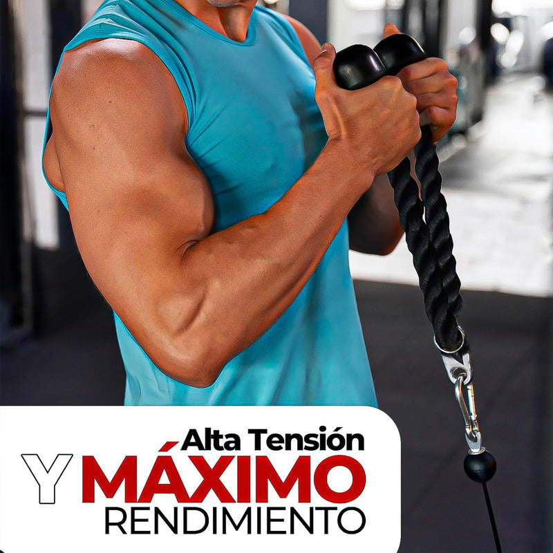 Juego De Polea Poleas Gimnasio Para Casa Polea Cuerda Gym