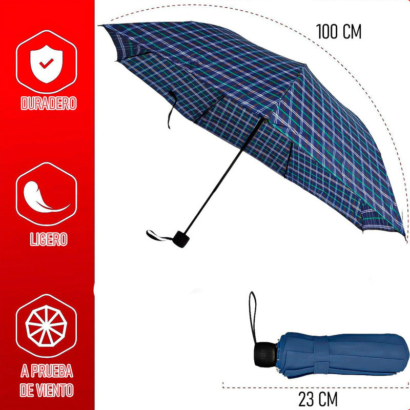 Paragua Paragua Sombrilla Paraguas Plegable Pack 2 Sombrilla Modelo 5 Líneas