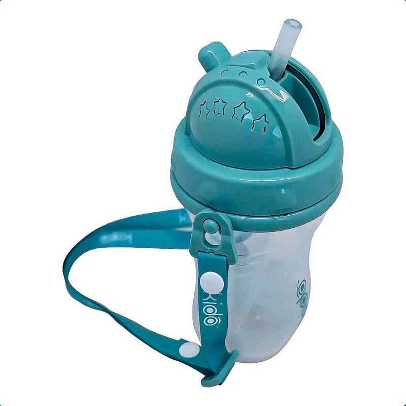 Vasos Antiderrame Vaso Con Bombilla Vaso Tomajugo Niño 280ml Verde Estrella