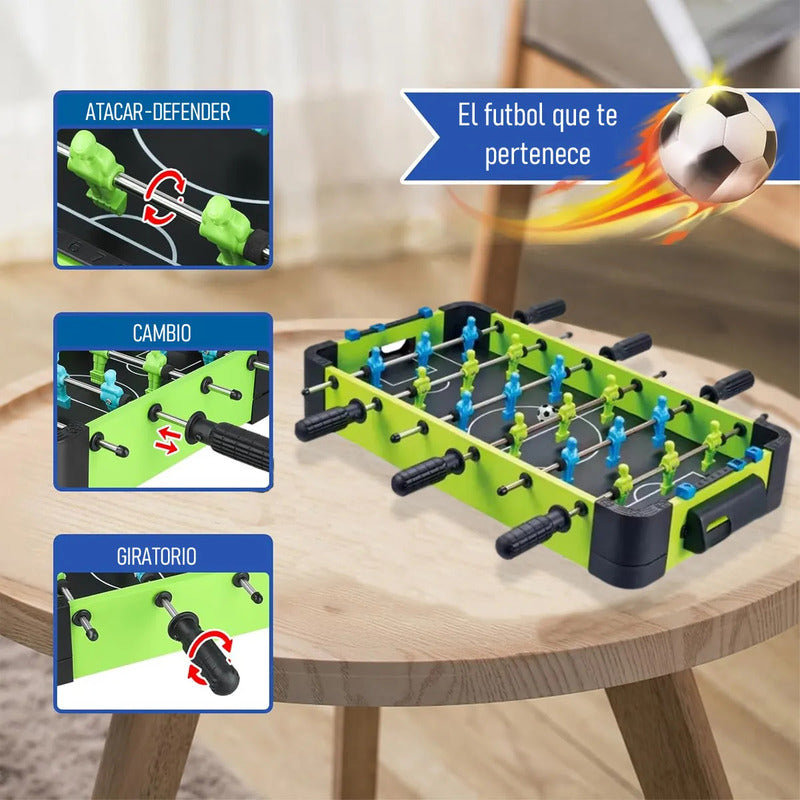 Juego Taca Taca Mesa Verde Futbolin Para Niños 2 Jugadores Juego De Mesa Niños Futbolito Verde Juego De Futbol Mesa Juego De Mesa Niños Mini Futbol De Mesa Futbolin 2 Personas 2 Pelotas Okshop