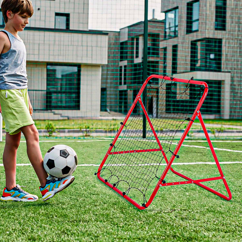 Red De Rebote Futbol Rebotador Futbol Entrenamiento Deportes Arcashopping Red De Rebote Con Objetivos De Entrenamiento Portería De Fútbol Portátil Red De Rebote De Fútbol Plegable 100x100 Cm