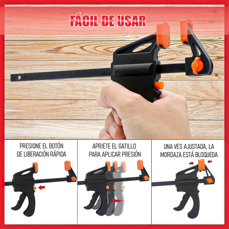 Prensa Abrazadera Carpinteria Prensa Para Madera Separador