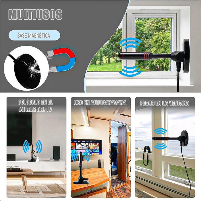 Antena Digital Tv Exterior Antena Para Tv Hd Antena Smart Tv Amplificador Antena Tv Vhf 4k Interiores Okshop Antena Digital Para Tv Conector Coaxial Antena Tv Hd Antena Para Smart Tv Plastico