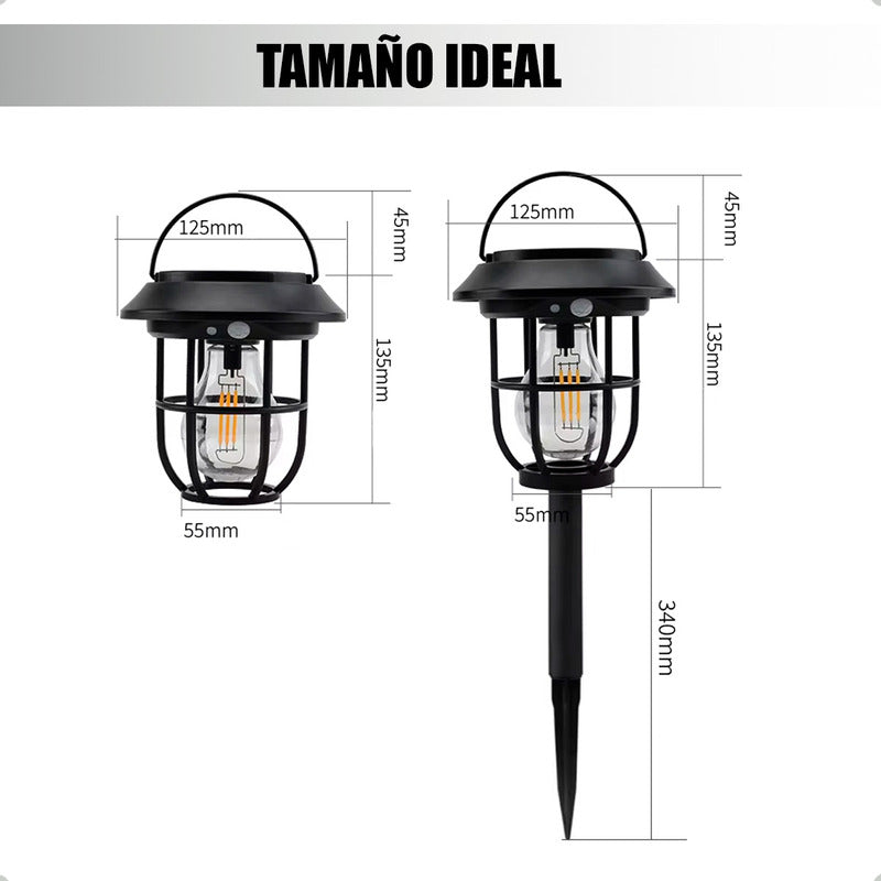 Lamparas Solares Exteriores Estacas Solares Para Jardin Foco