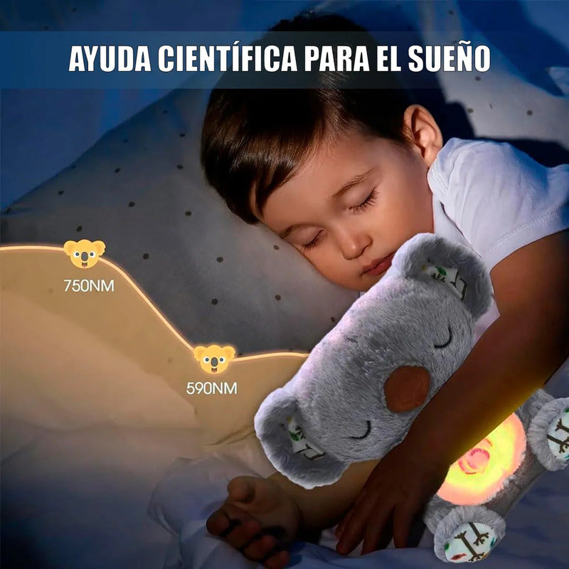 Peluche Que Respira Peluche Musical Peluche Anti Ansiedad Koala De Peluche Relleno Algodon Sintetico Peluches Alivia Ansiedad Con Movimiento Felpa Sonidos Respiracion Koala/gris Okshop