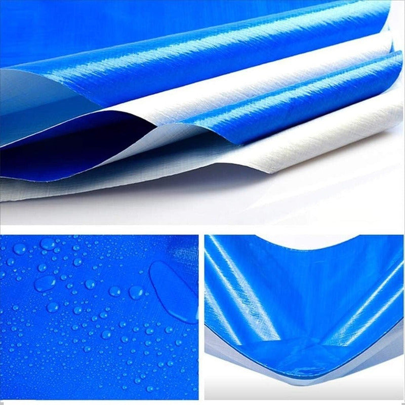 Lona Carpa Multiuso 3x3 Metros Impermeable Cobertor Universa Azul