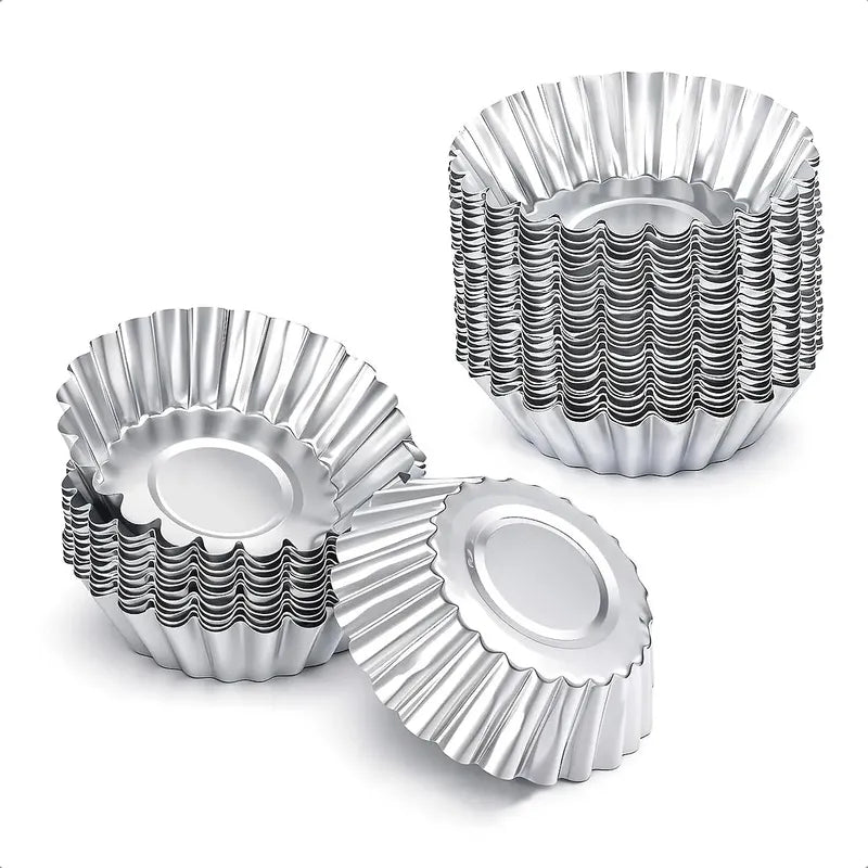 Pack 24 Molde Tartaletas Molde Cupcakes Mini Molde Tartaleta Gris